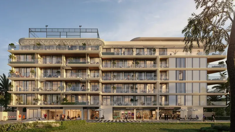 Exterior at Woodland Terraces in MBR District 11 (Meydan South) Dubai