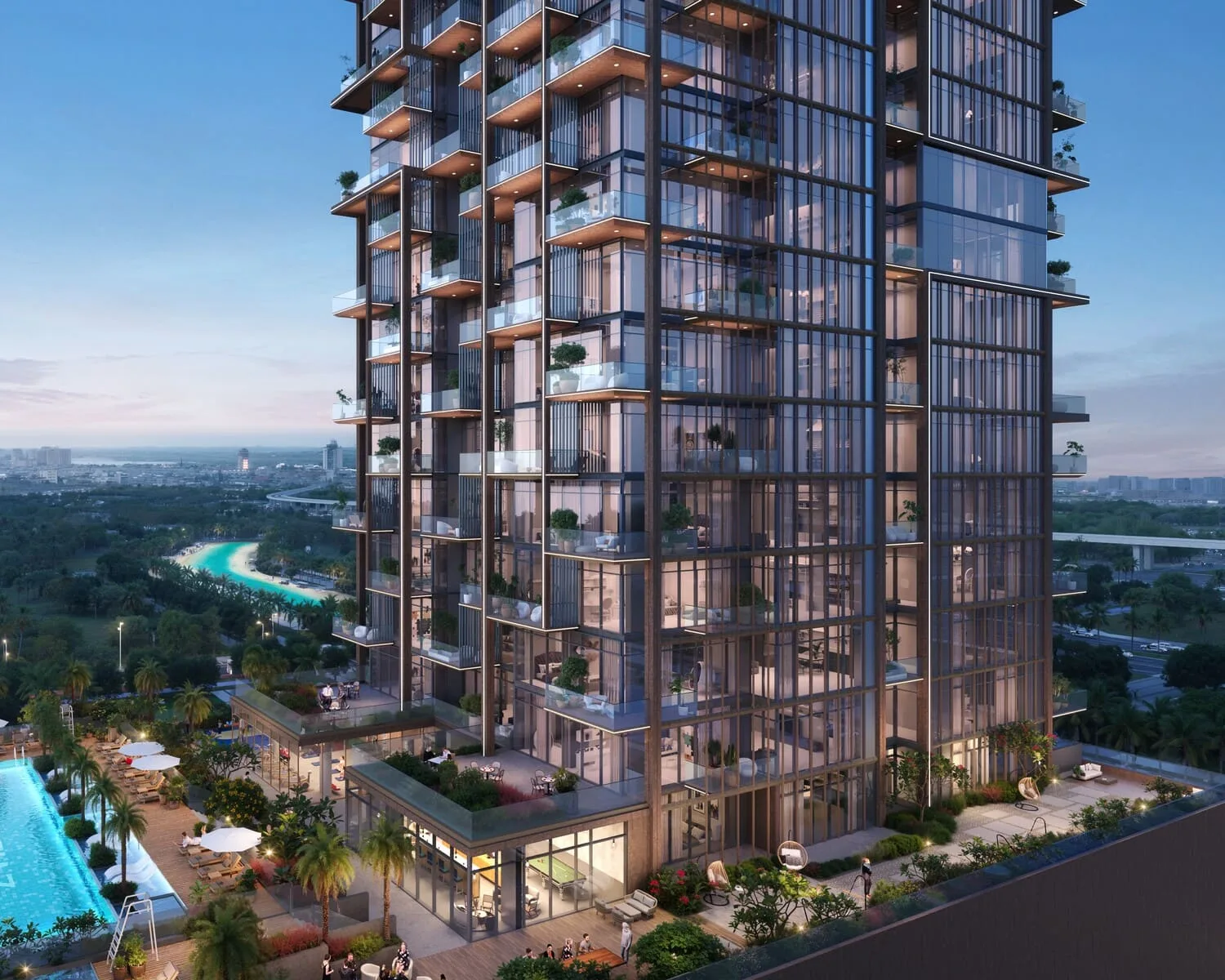 Exterior at Wynwood Horizon in Bukadra Dubai