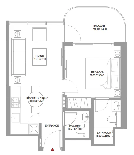 Sobha Yachtside Marina Residences floor plan