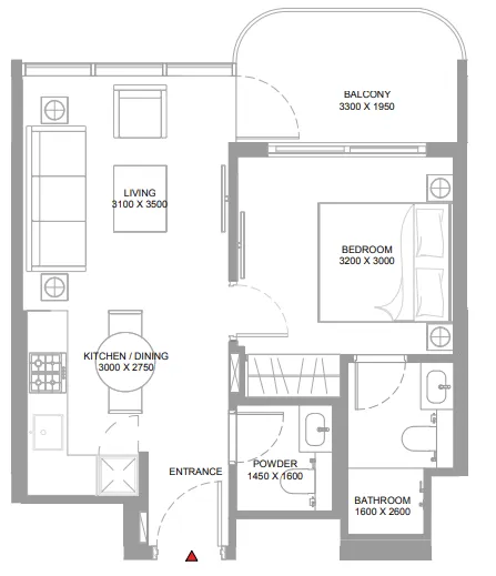 Sobha Yachtside Marina Residences floor plan