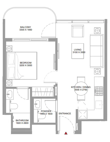 Sobha Yachtside Marina Residences floor plan