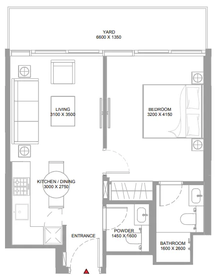 Sobha Yachtside Marina Residences floor plan