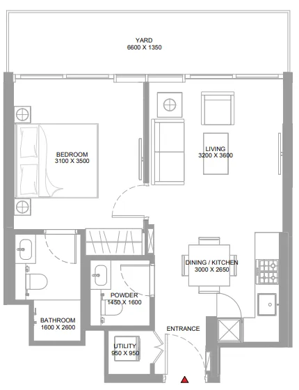 Sobha Yachtside Marina Residences floor plan