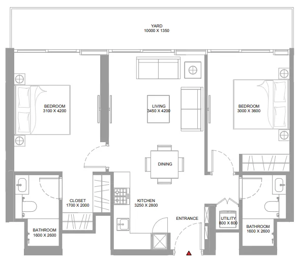 Sobha Yachtside Marina Residences floor plan