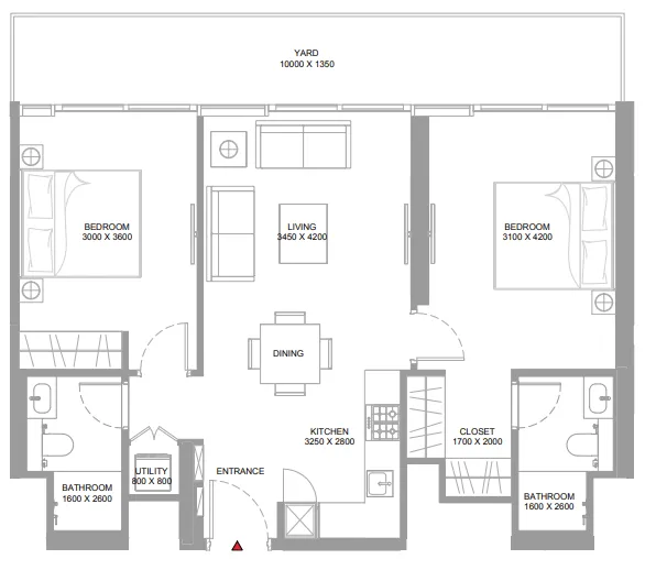 Sobha Yachtside Marina Residences floor plan