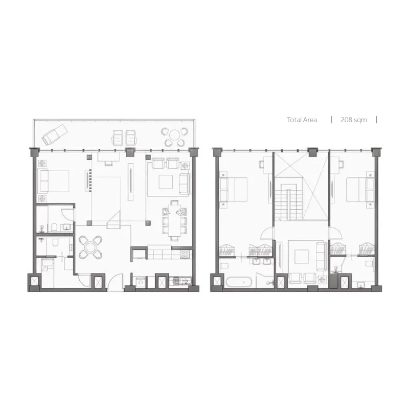 Siadah Development Yas Beach Residence floor plan