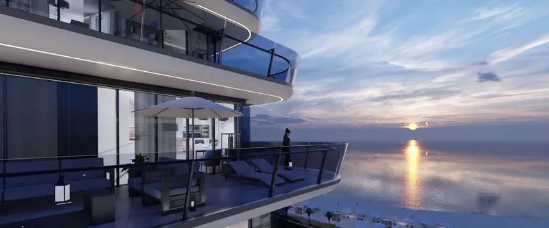Exterior at Yas Beach Residence in Yas Island Abu Dhabi