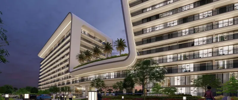 Exterior at Yas Beach Residence in Yas Island Abu Dhabi