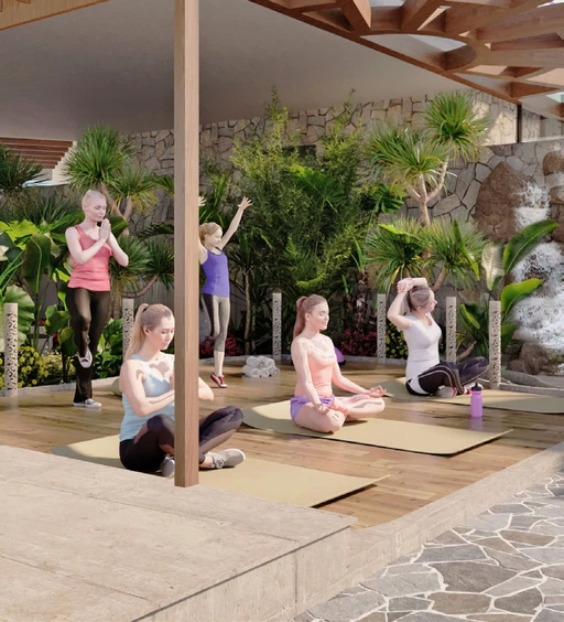 Yoga Area amenity image at Electra Acube