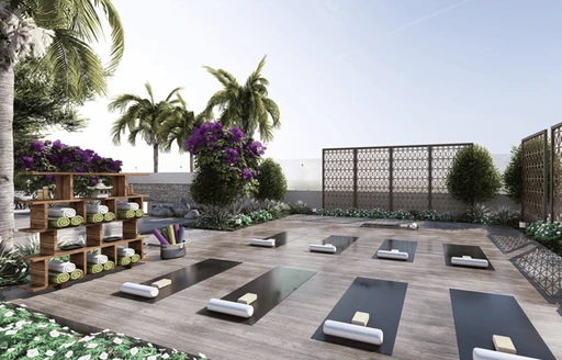 Yoga Area amenity image at Norah Residence