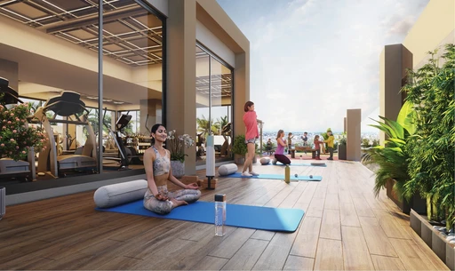 Yoga Area amenity image at Courtyard One