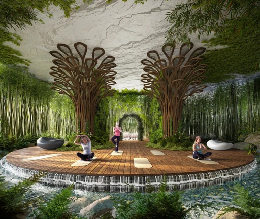 Yoga Deck amenity image at Vincitore Wellness Estate