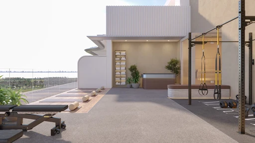 Yoga Deck amenity image at Maravea Residences