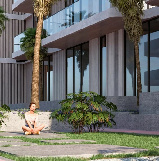 Yoga & Meditation Area amenity image at TETR1S Tower