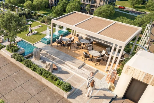 Yoga Terrace & Rooftop Lounge amenity image at 105 Residences by Kamdar