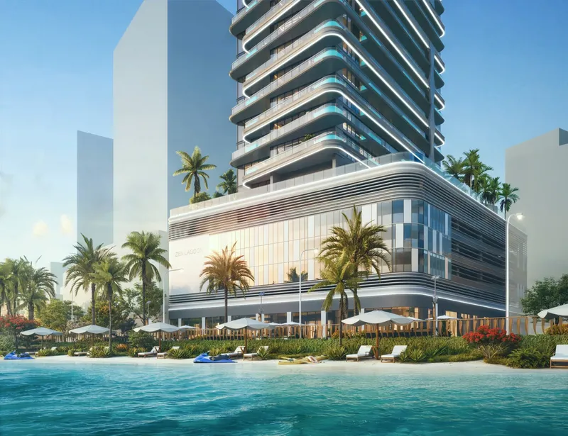 Exterior at Zen Lagoons by Sanzen in Bukadra Dubai
