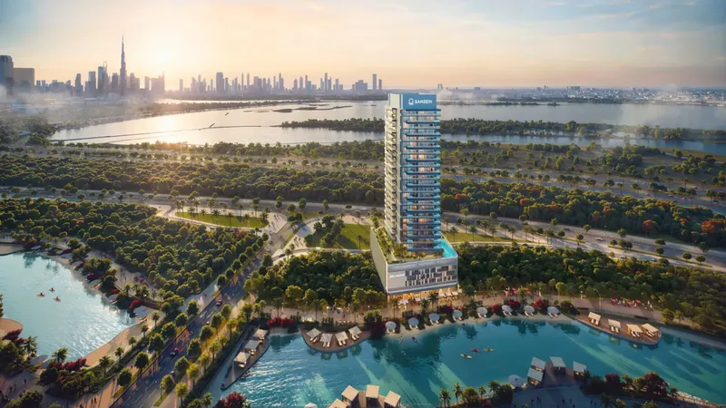 Exterior at Zen Lagoons by Sanzen in Bukadra Dubai
