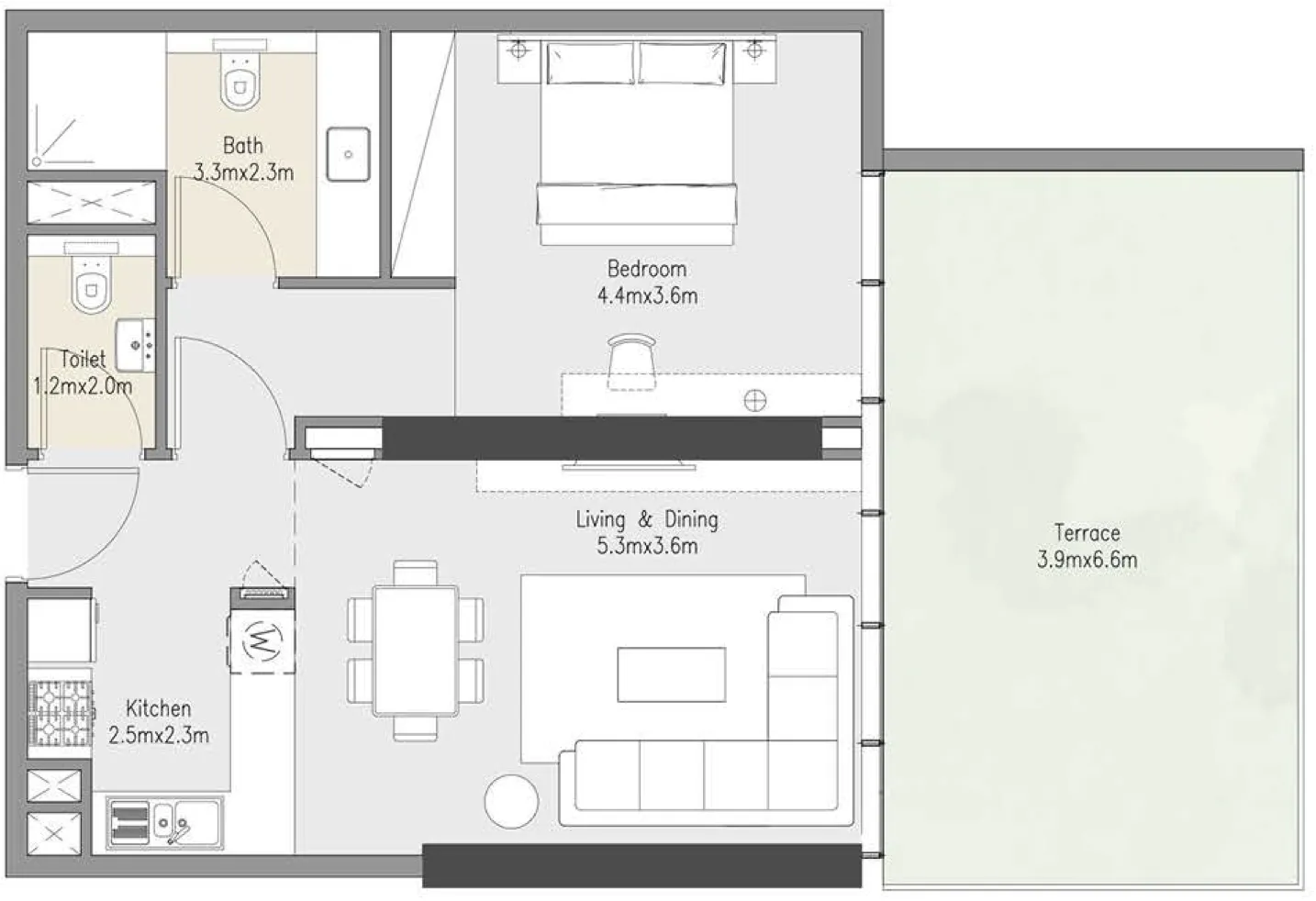 Amber Developments Zenith Residences floor plan