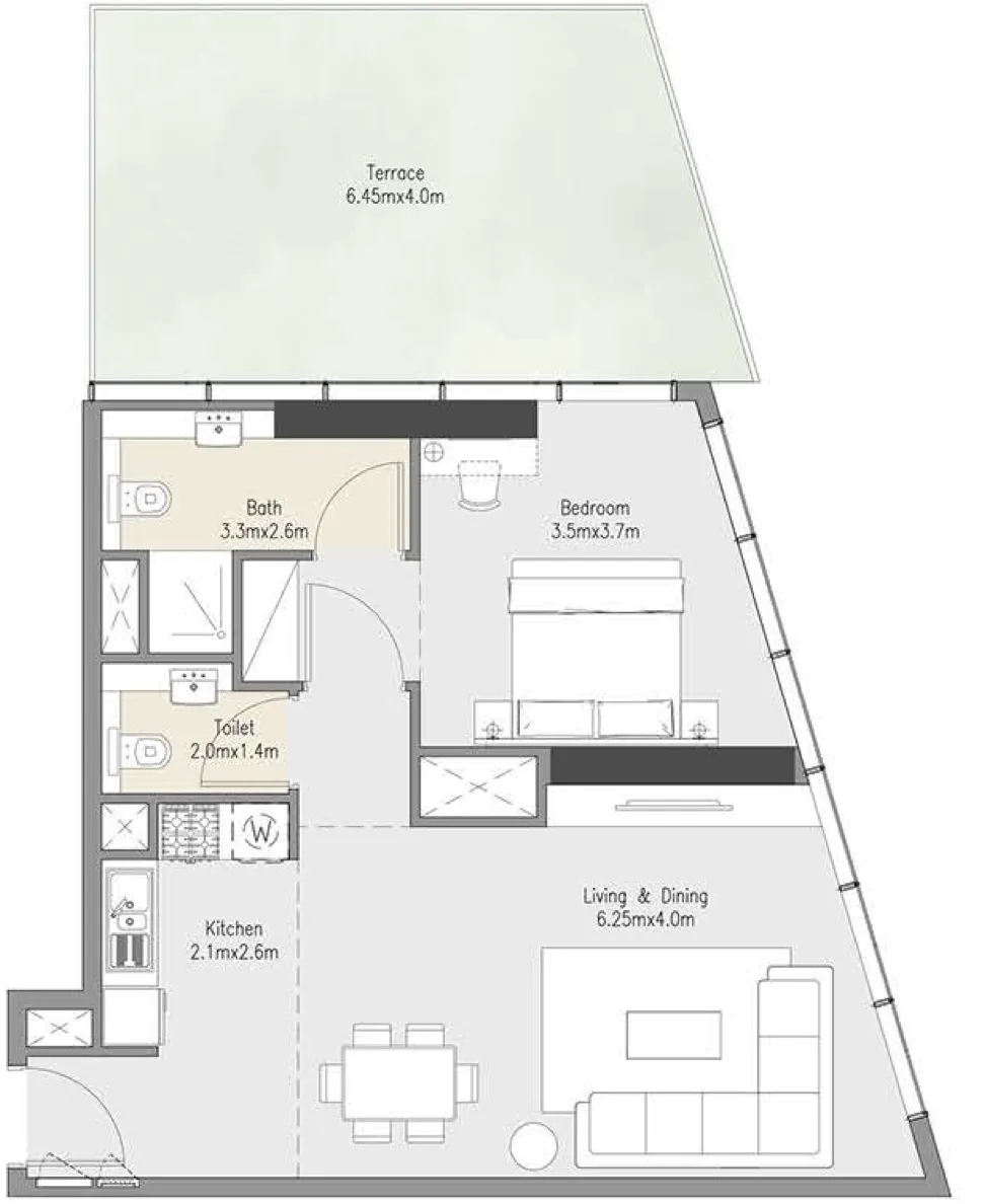 Amber Developments Zenith Residences floor plan