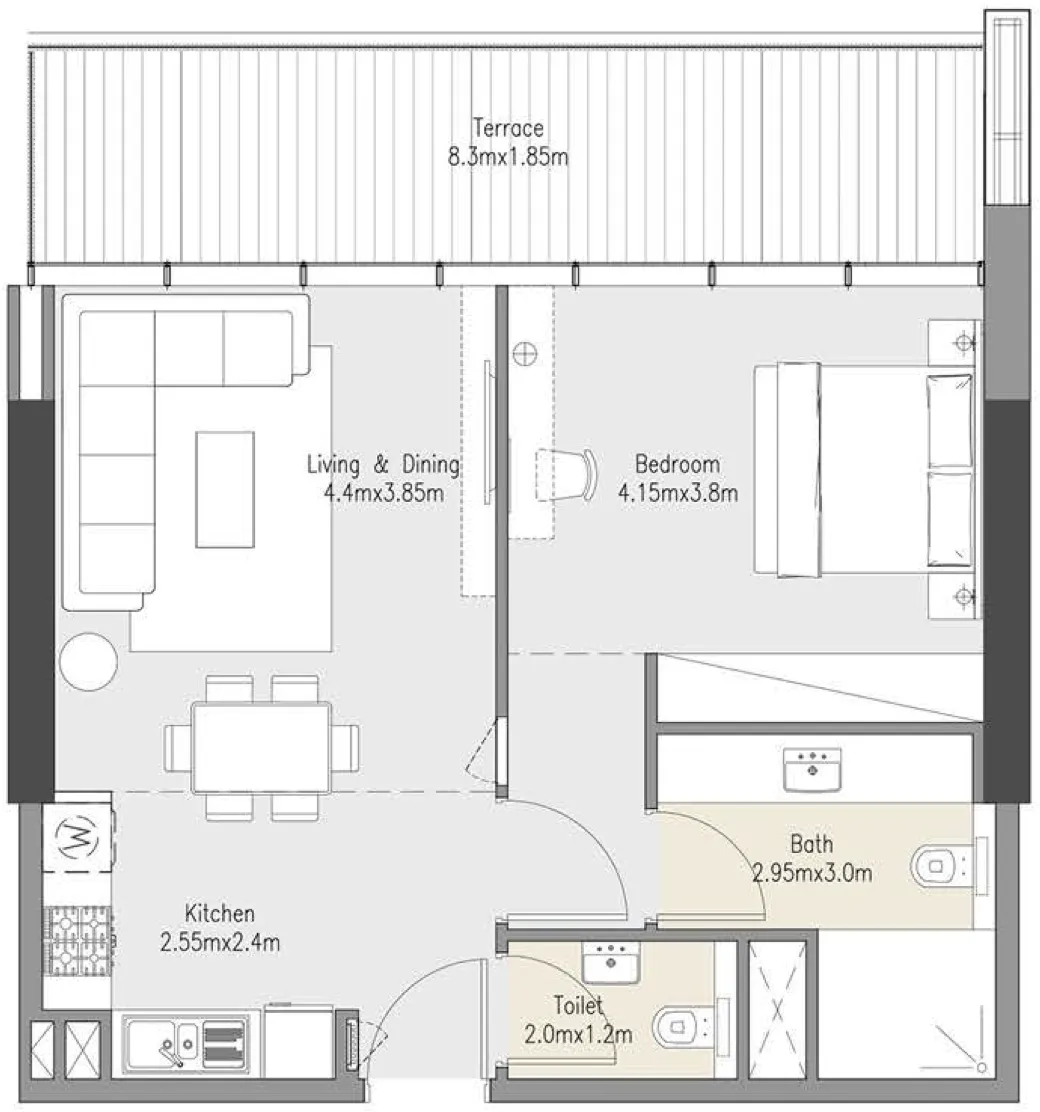 Amber Developments Zenith Residences floor plan