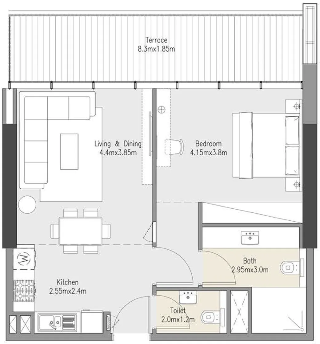 Amber Developments Zenith Residences floor plan