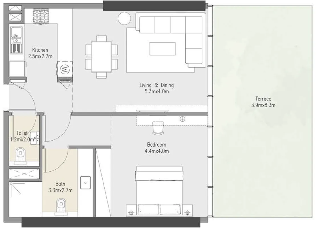 Amber Developments Zenith Residences floor plan