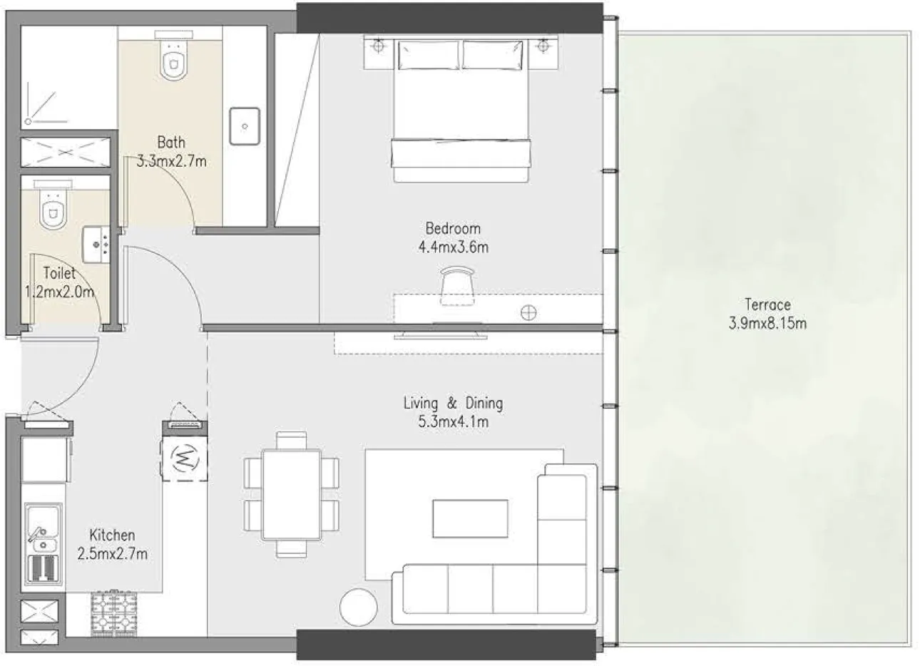 Amber Developments Zenith Residences floor plan