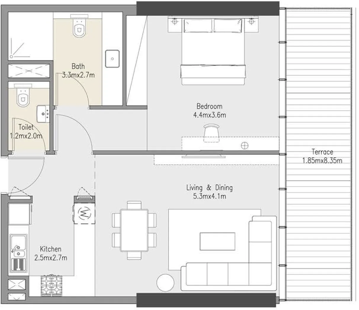 Amber Developments Zenith Residences floor plan