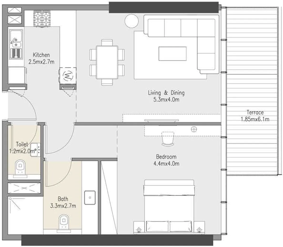 Amber Developments Zenith Residences floor plan