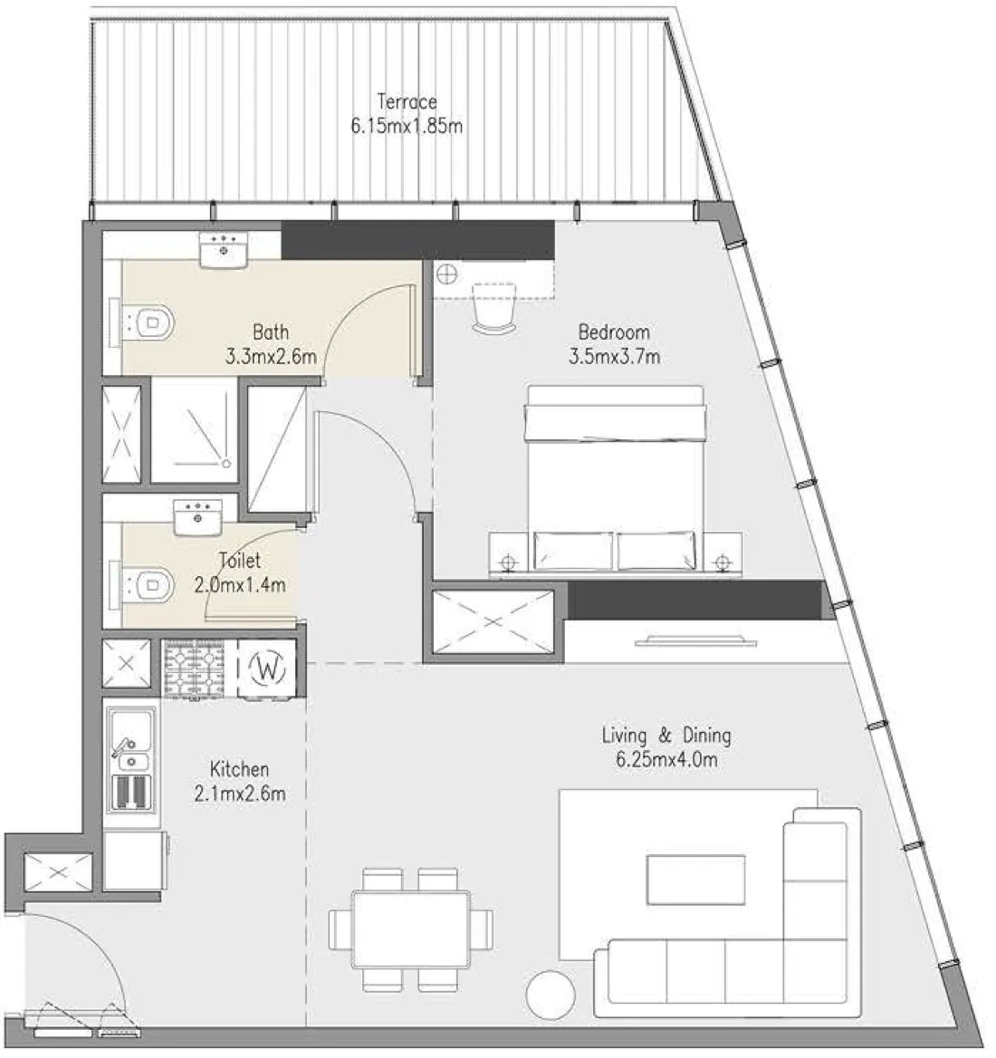 Amber Developments Zenith Residences floor plan