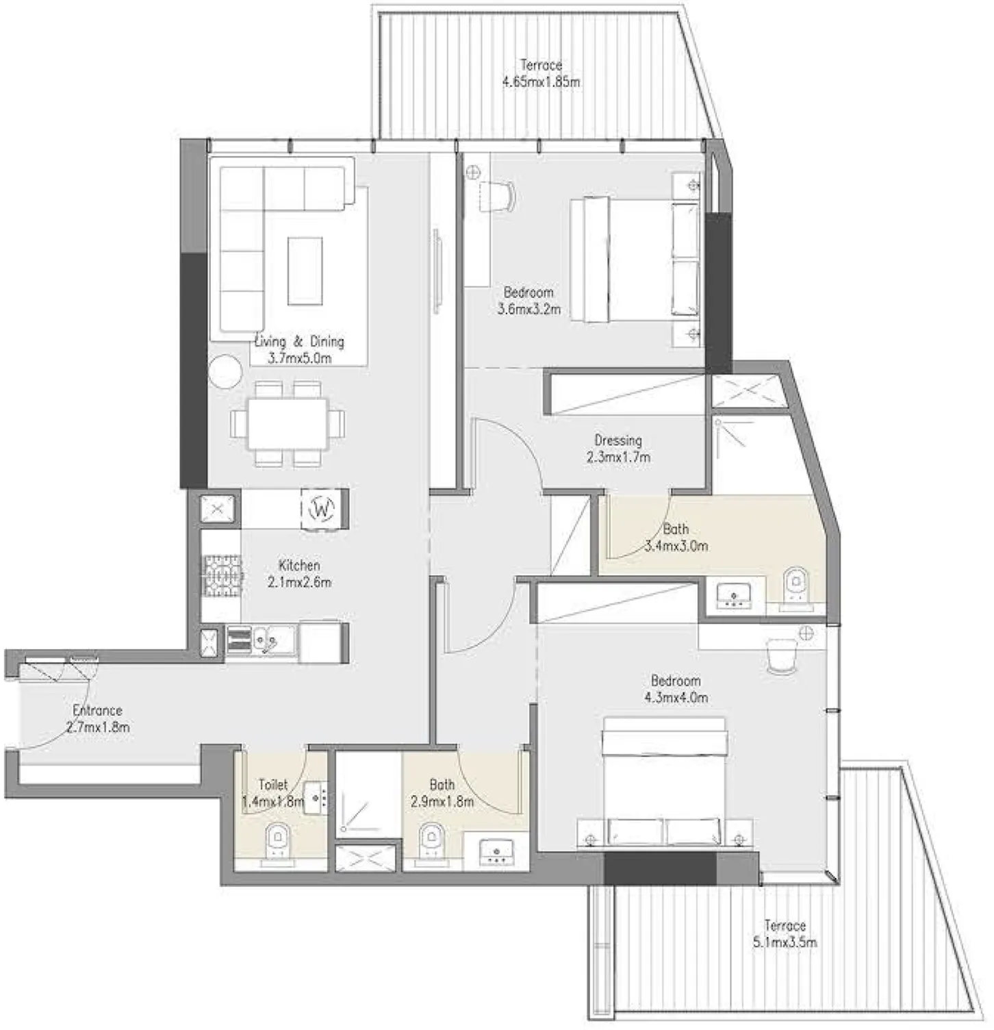 Amber Developments Zenith Residences floor plan