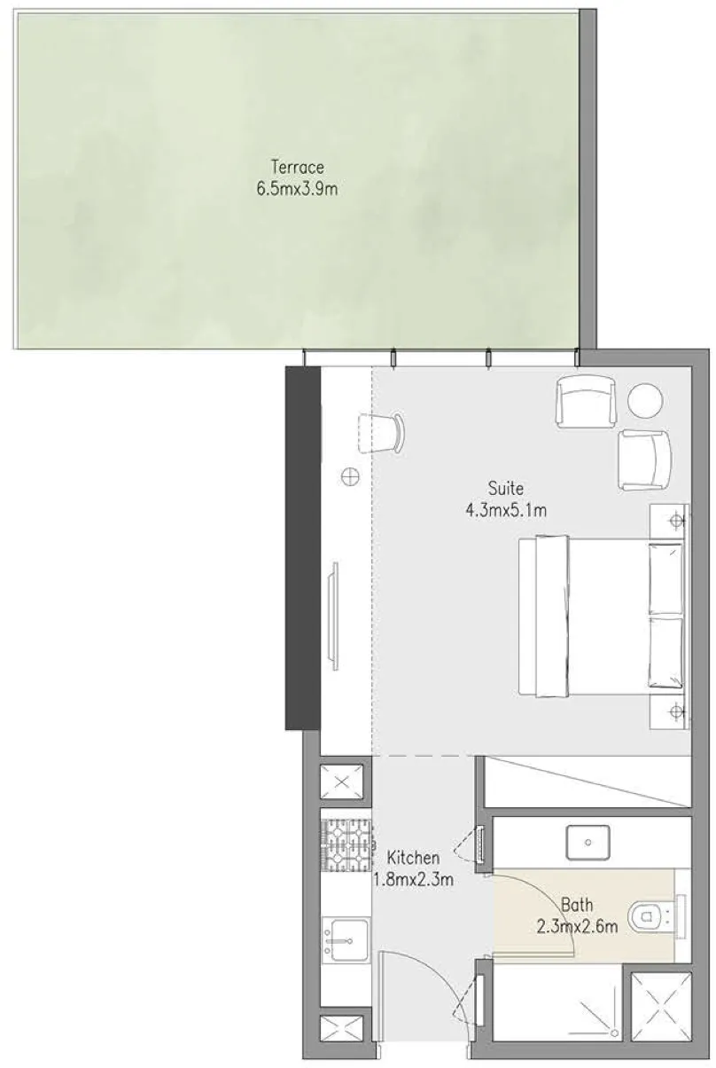 Amber Developments Zenith Residences floor plan