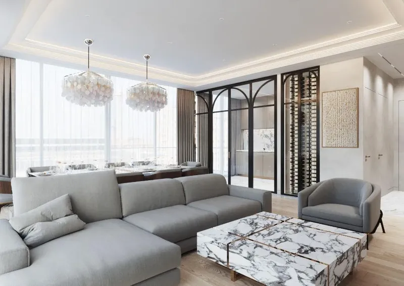 Interior at Zephyra Residences in Dubai Islands Dubai