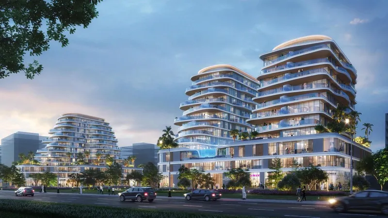 Exterior at Zephyra Residences in Dubai Islands Dubai