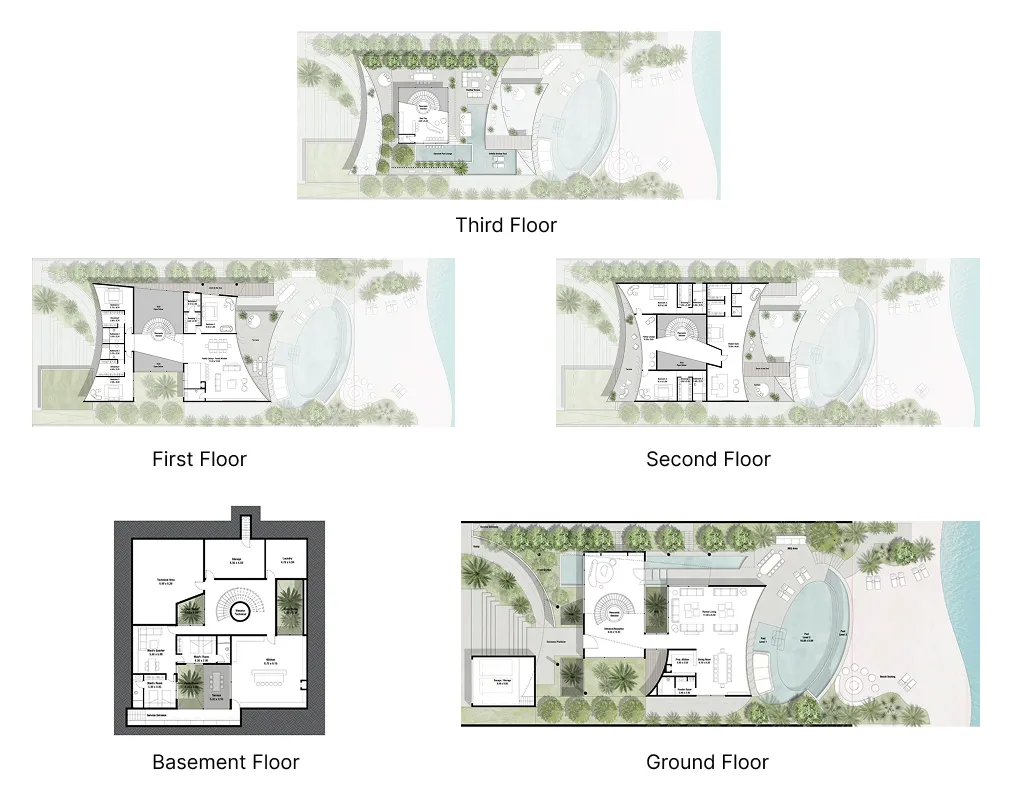 Zaya Developer Zuha Island floor plan