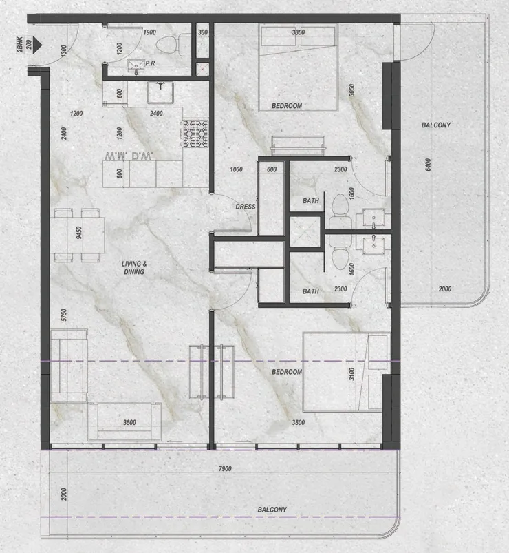 Laraix Group Zyra Hills floor plan
