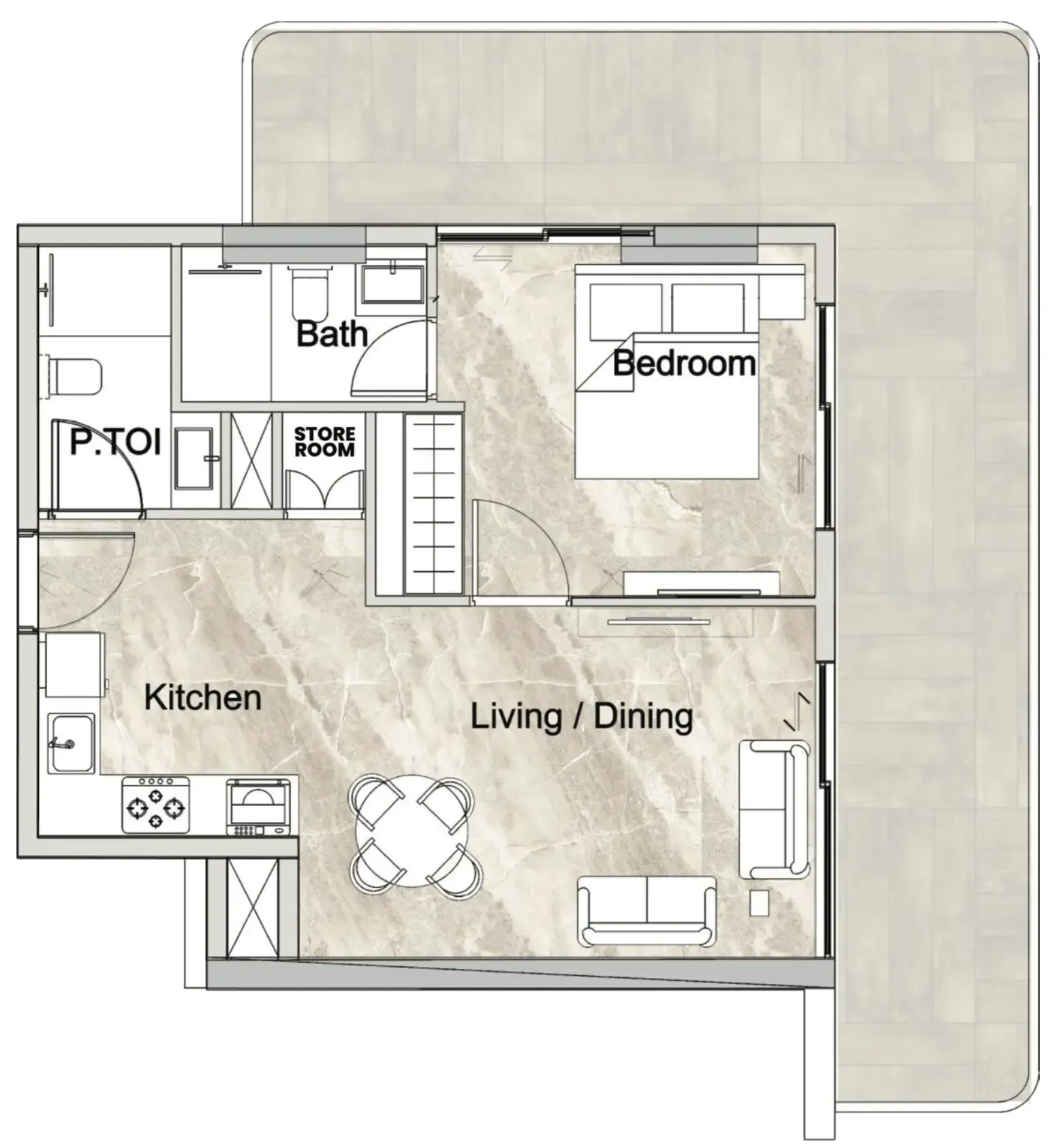 Laraix Group Zyra Vista Residence floor plan