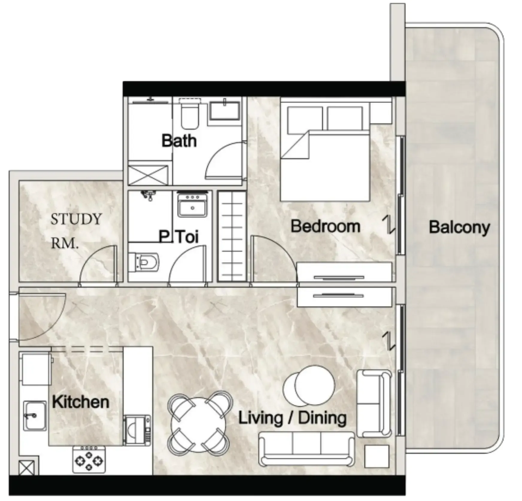 Laraix Group Zyra Vista Residence floor plan