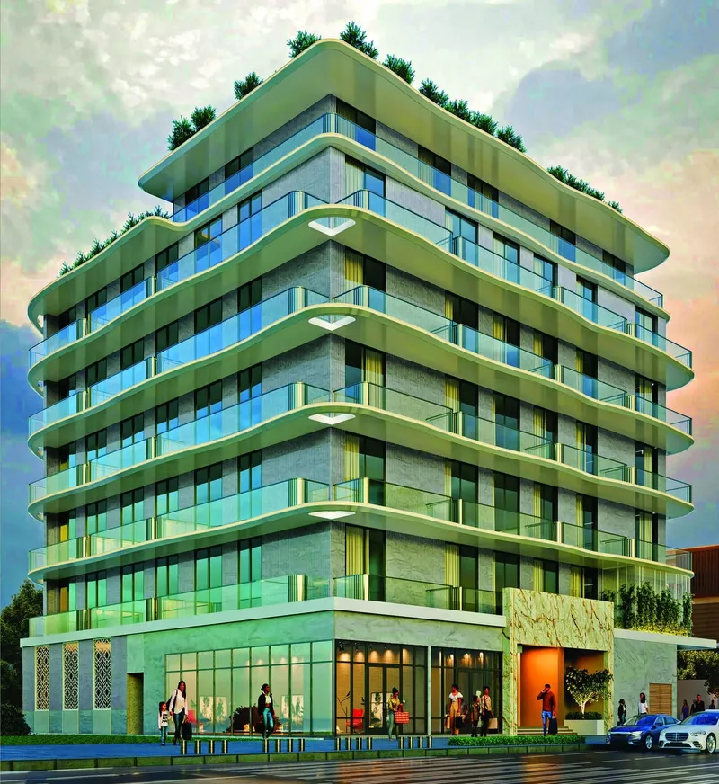 Exterior at Zyra Vista Residence in Dubai International City Dubai