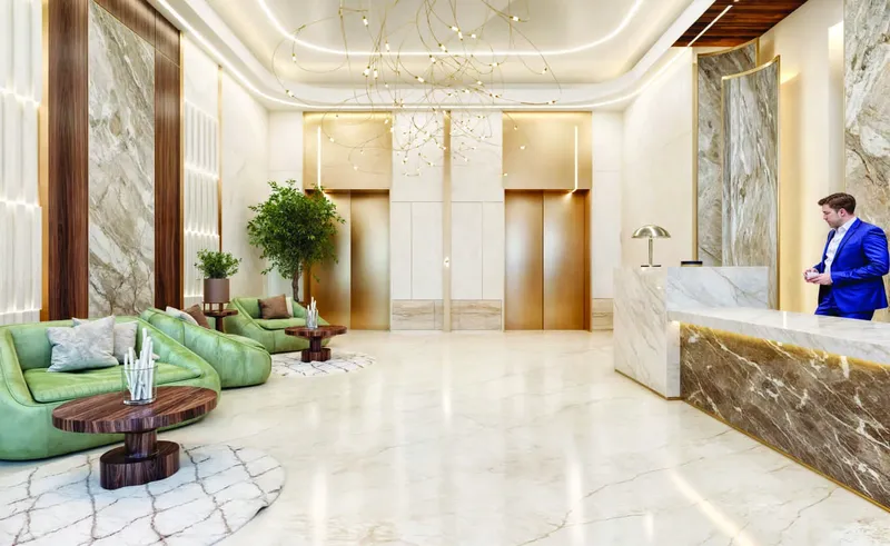 Lobby at Zyra Vista Residence in Dubai International City Dubai