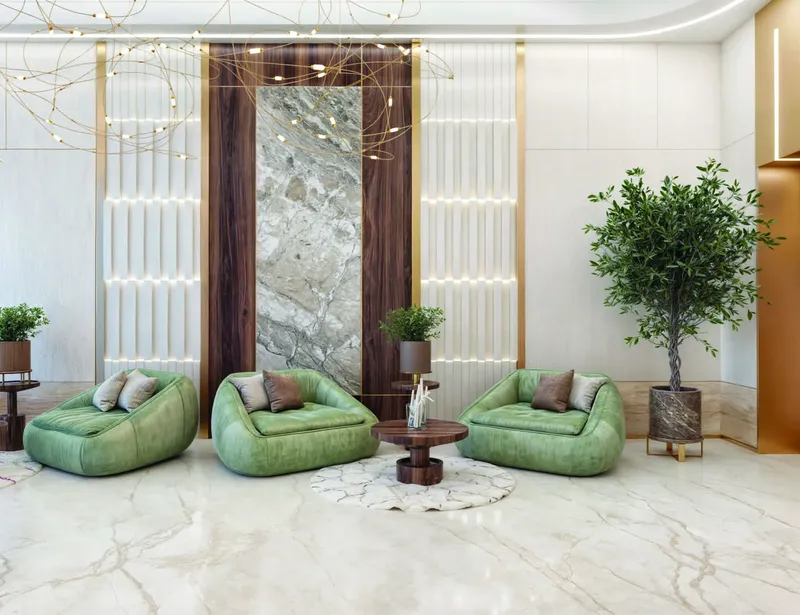 Lobby at Zyra Vista Residence in Dubai International City Dubai