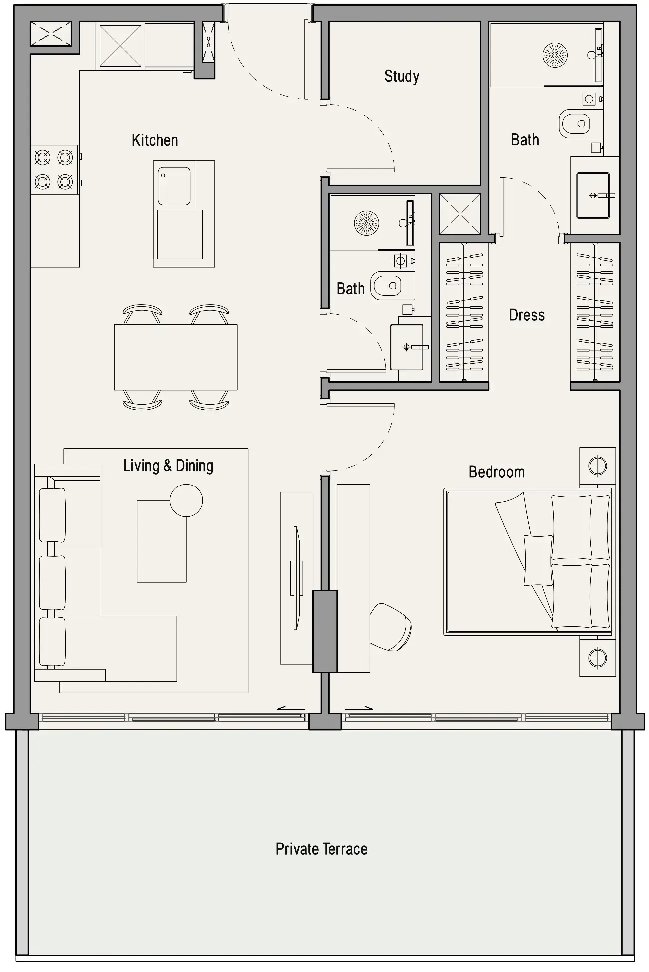 Iman Developers 113 Residences by Iman floor plan