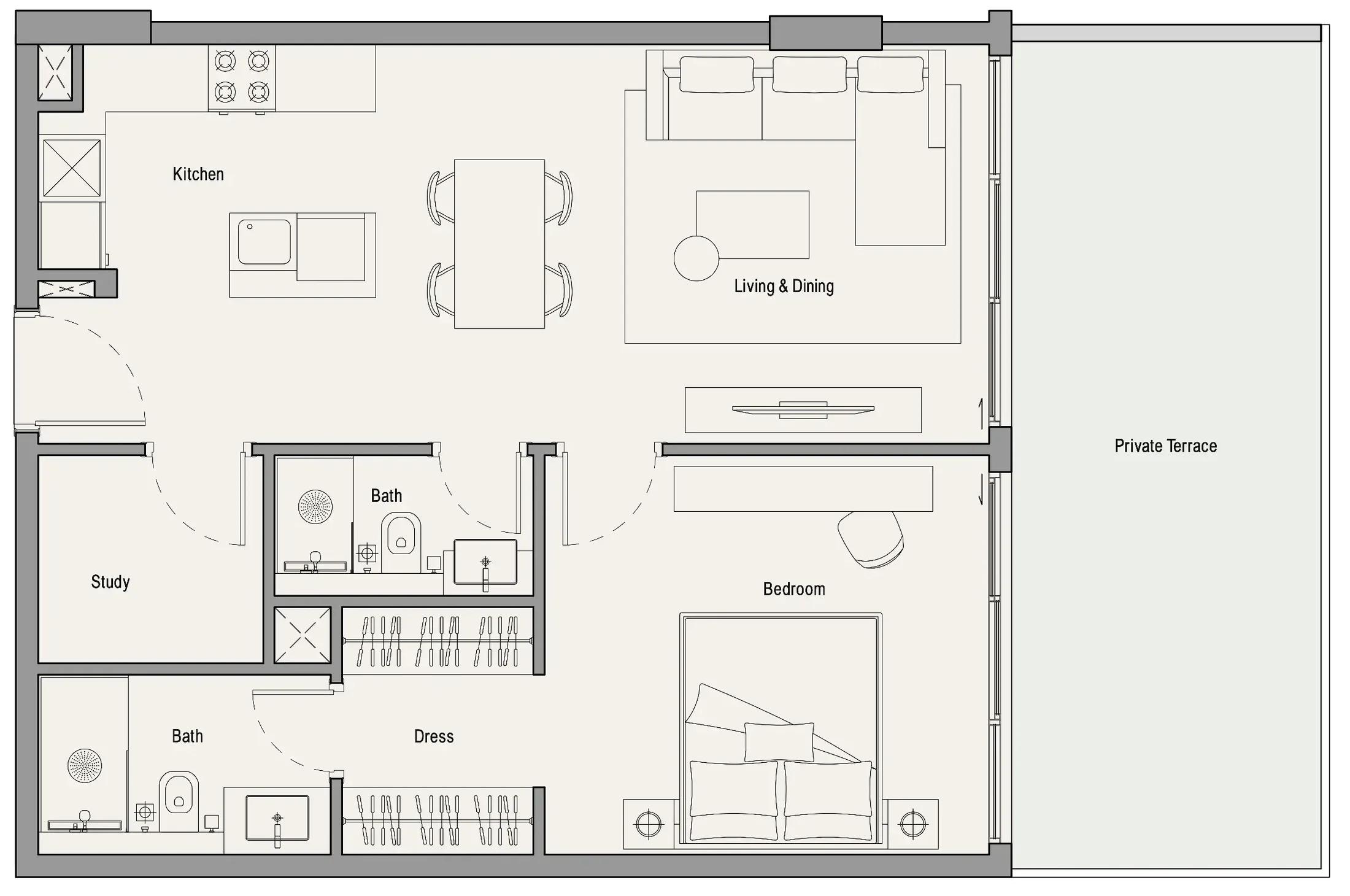 Iman Developers 113 Residences by Iman floor plan