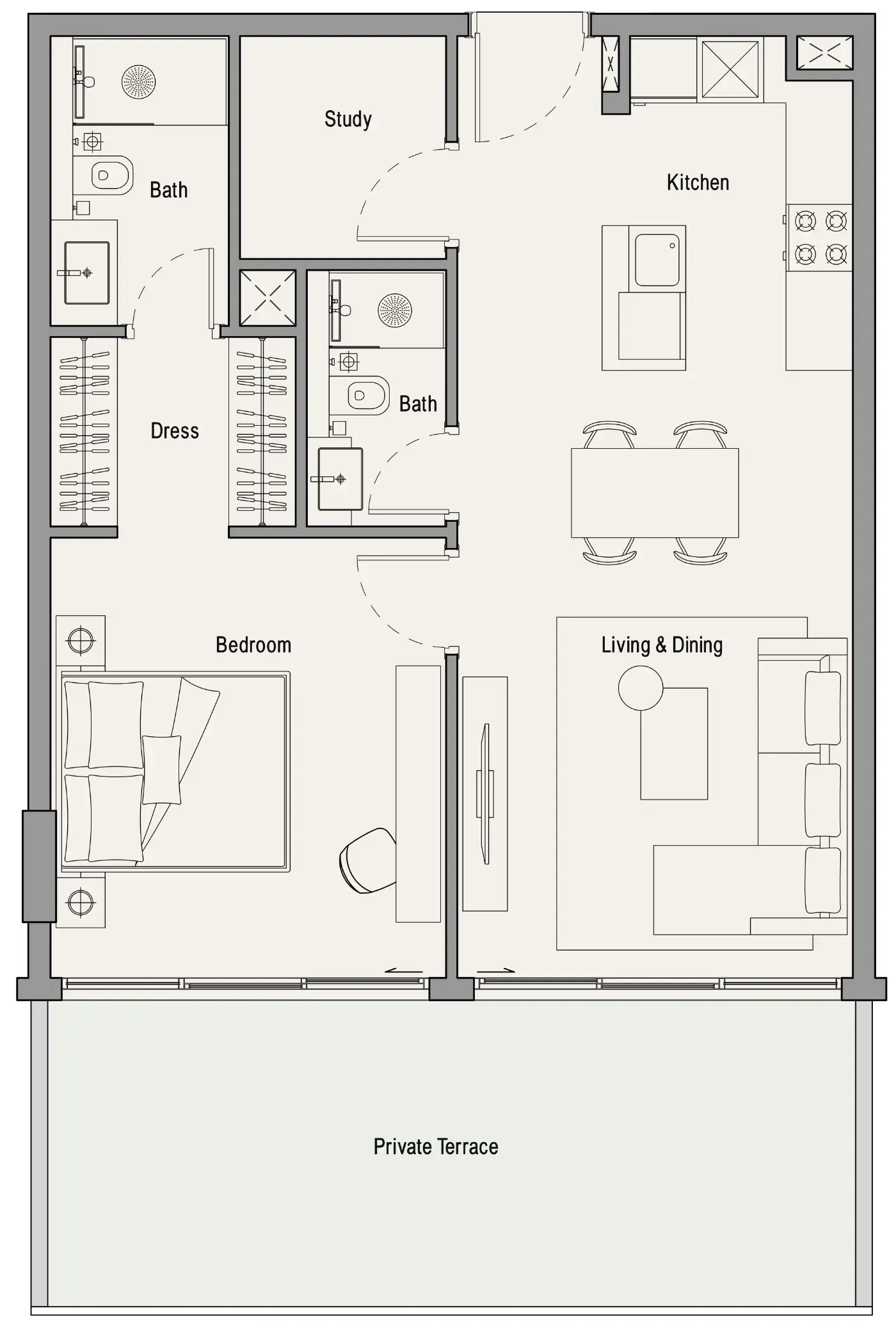 Iman Developers 113 Residences by Iman floor plan