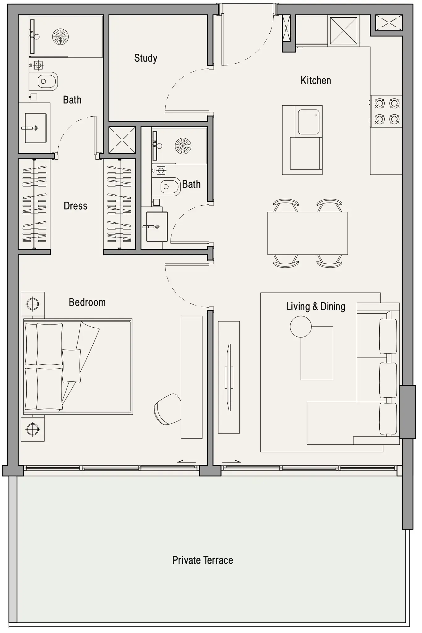 Iman Developers 113 Residences by Iman floor plan