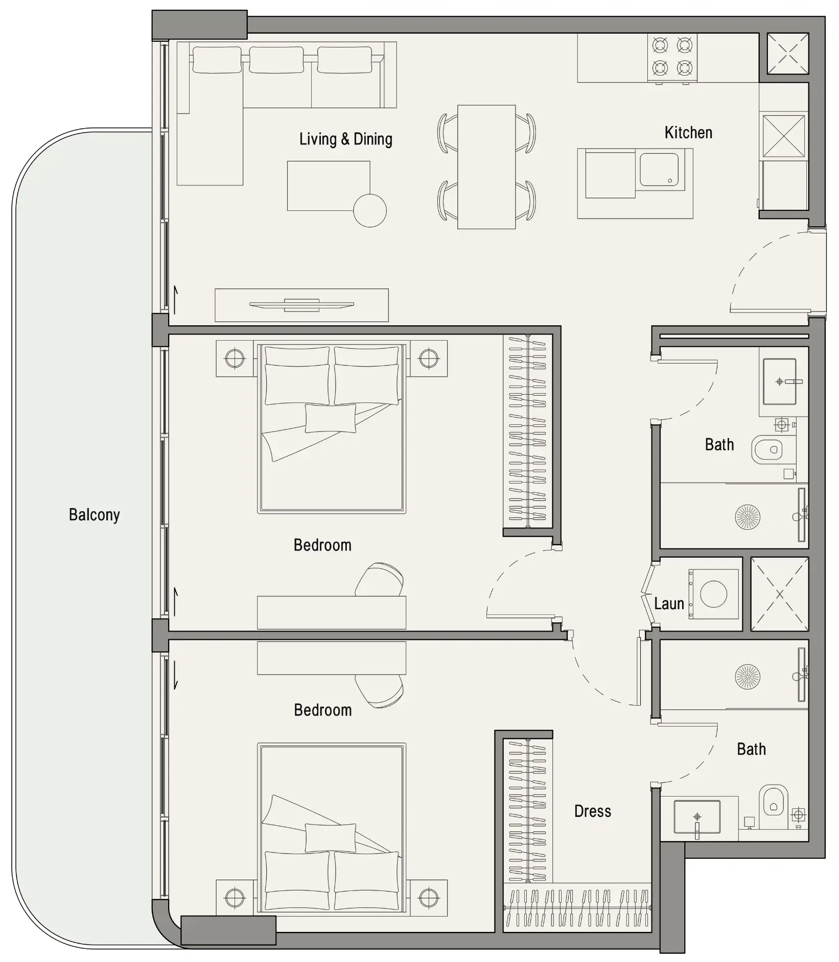 Iman Developers 113 Residences by Iman floor plan