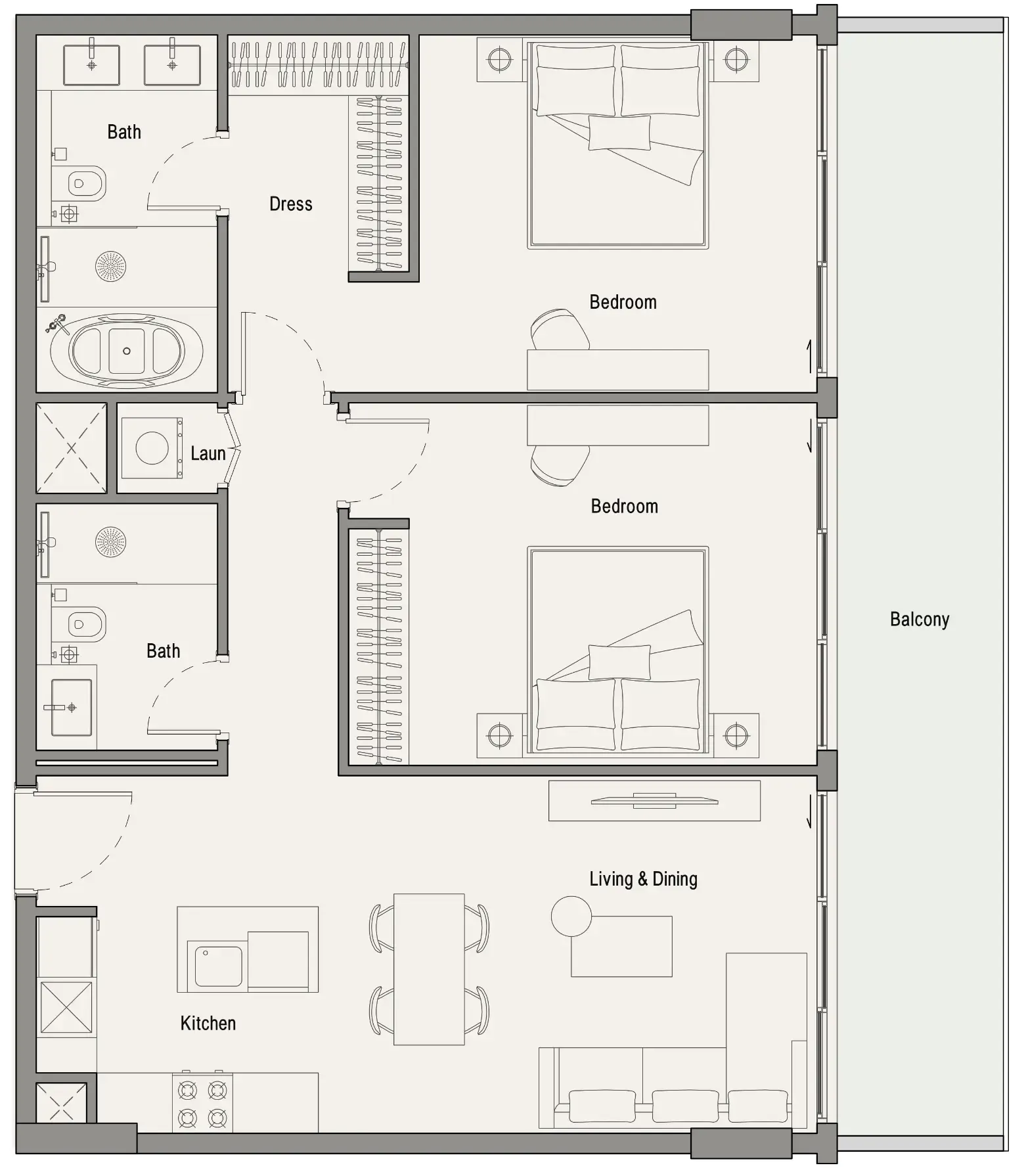 Iman Developers 113 Residences by Iman floor plan