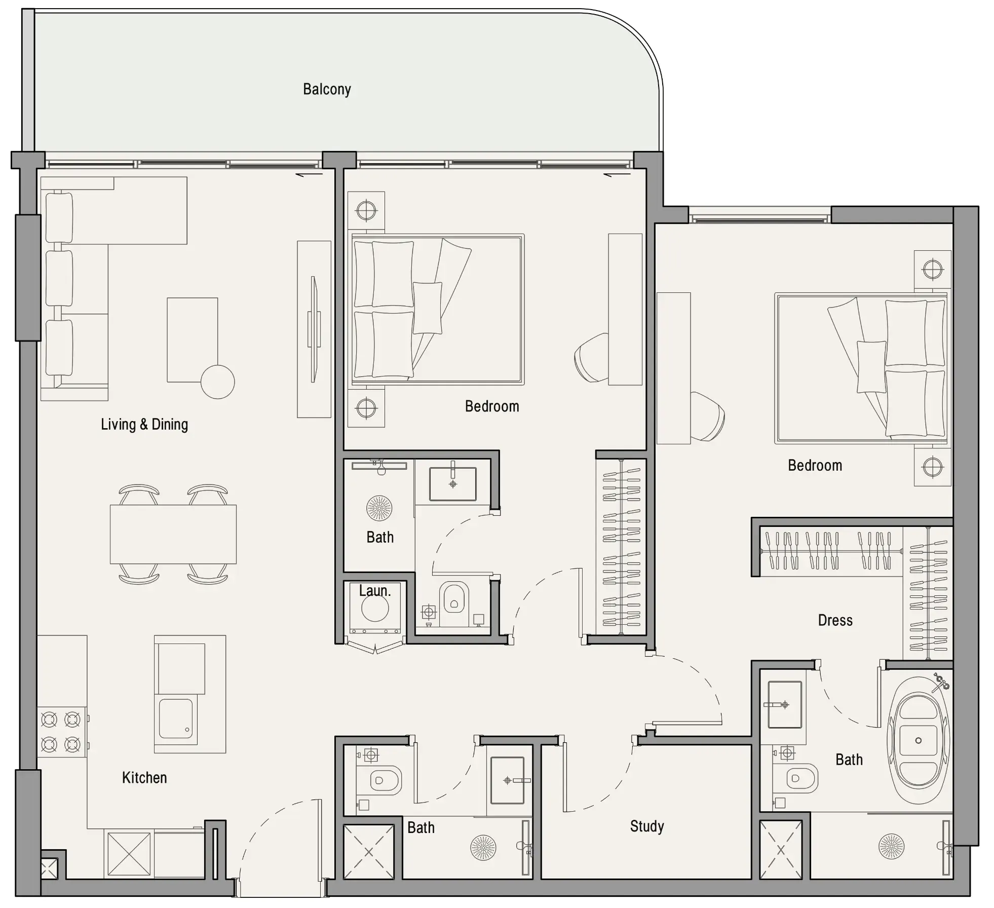Iman Developers 113 Residences by Iman floor plan