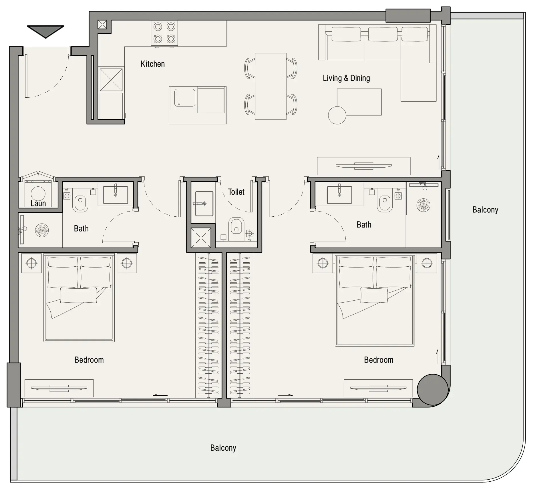 Iman Developers 113 Residences by Iman floor plan