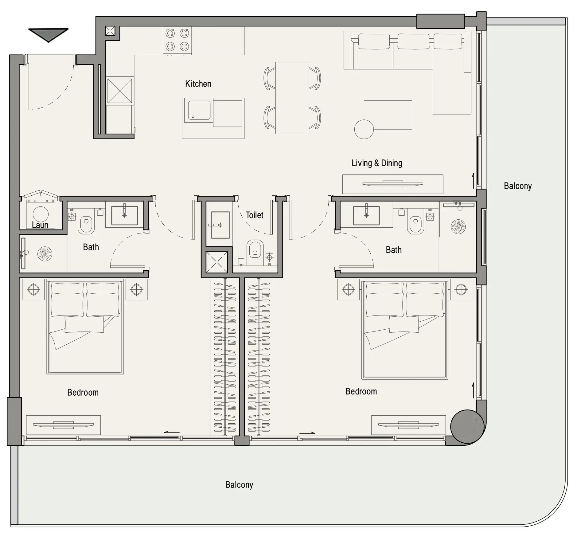 Iman Developers 113 Residences by Iman floor plan